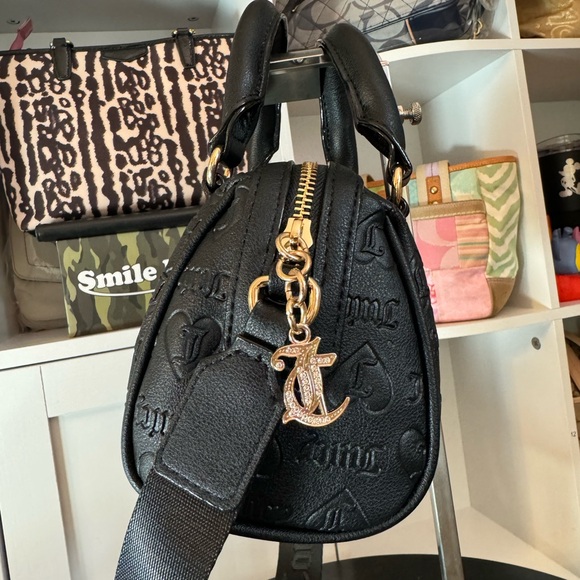 Juicy Couture Exclusive Black Semi Charmed Satchel - Picture 2 of 7